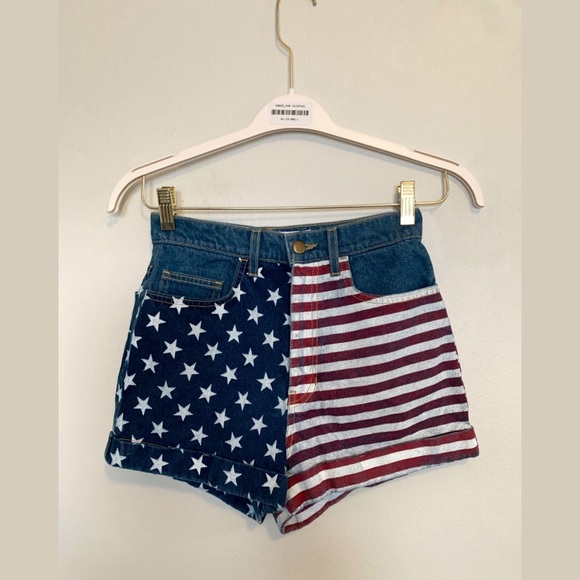 American Apparel High Waisted Denim Shorts 🇺🇸 - Picture 3 of 5
